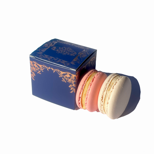 2pc Marine Blue Cube Box