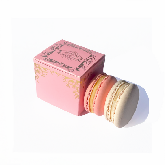 2pc Rose Pink Cube Box