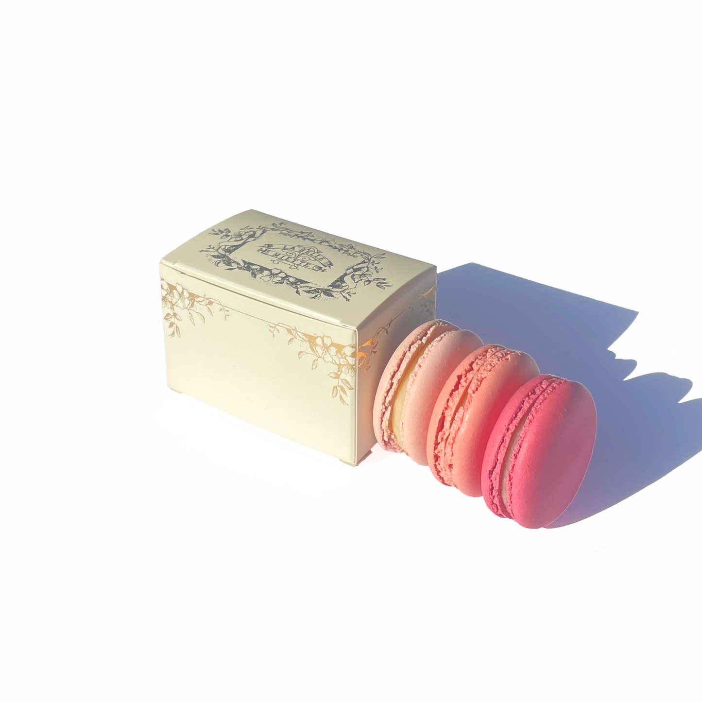 3pc Ivory Cube Box